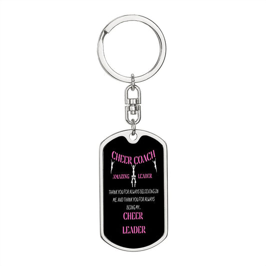 Cheer Coach (Swivel Keychain)
