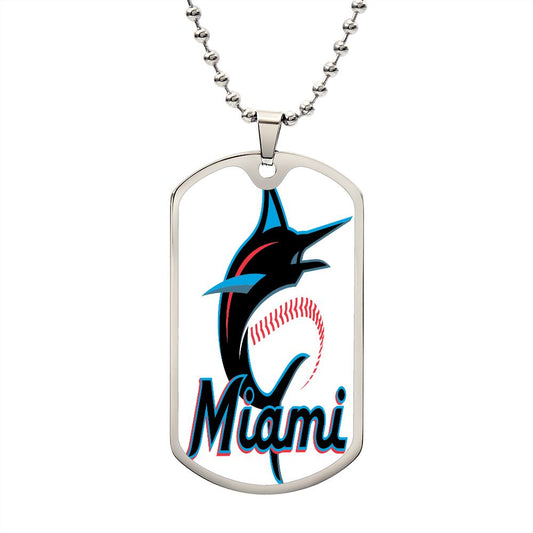 Miami Marlins (Dog Tag)