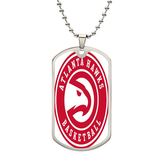 Atlanta Hawks (Military Style Dog Tag) NBA