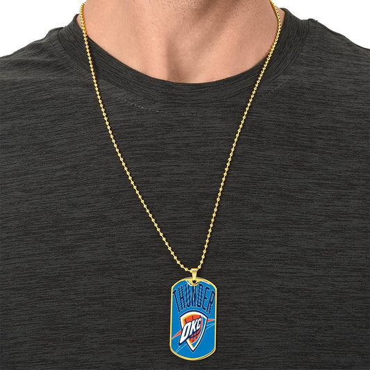 OKC Thunder (Military Style Dog Tag) NBA