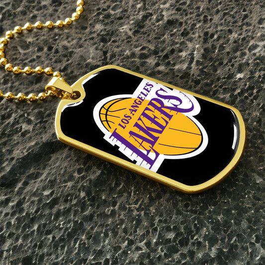 LA Lakers (Military Style Dog Tag) NBA