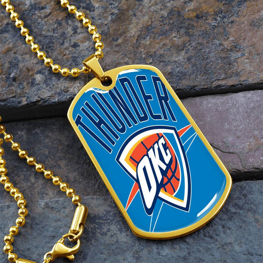 OKC Thunder (Military Style Dog Tag) NBA