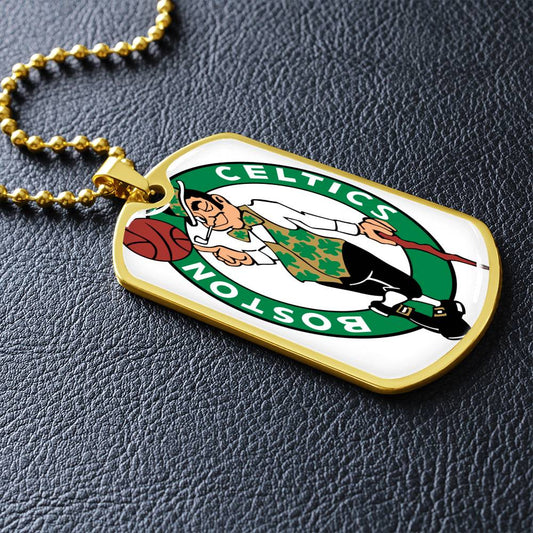 Boston Celtics (Military Style Dog Tag) NBA