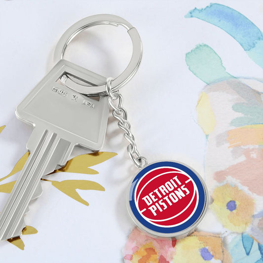 Detroit Pistons (Circle Keychain) NBA