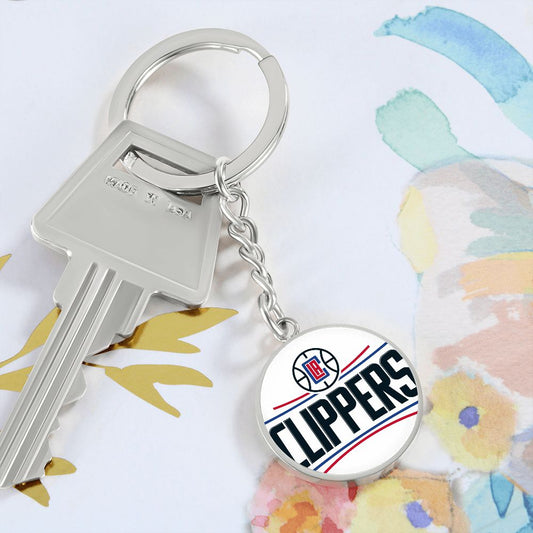 LA Clippers (Circle Keychain) NBA