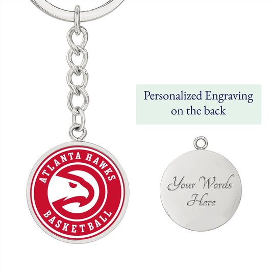 Atlanta Hawks (Circle Key Chain) NBA