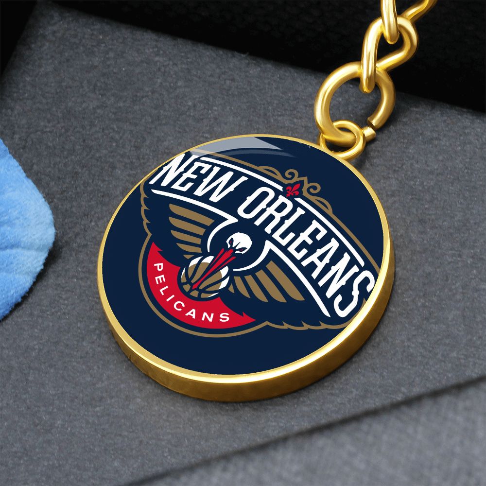 New Orleans Pelicans (Circle keychain) NBA