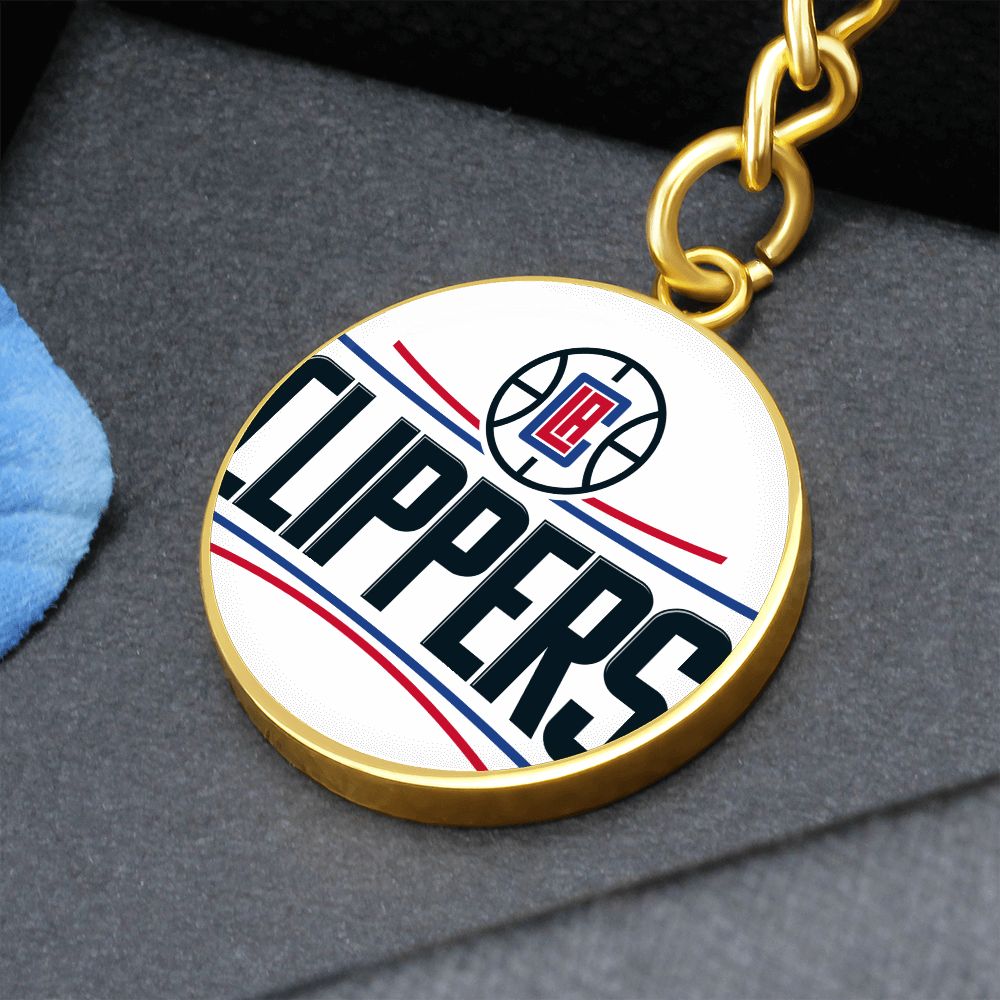 LA Clippers (Circle Keychain) NBA