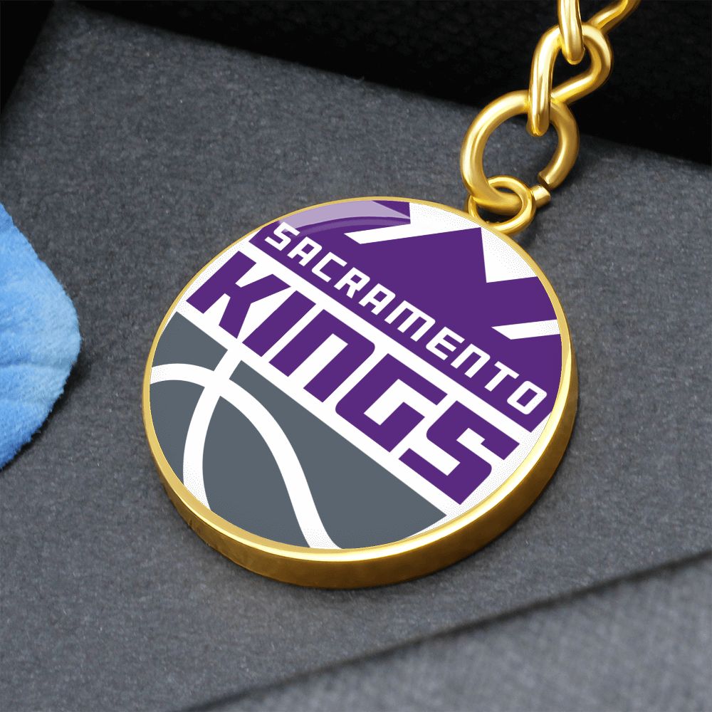 Sacramento Kings (Circle Keychain) NBA