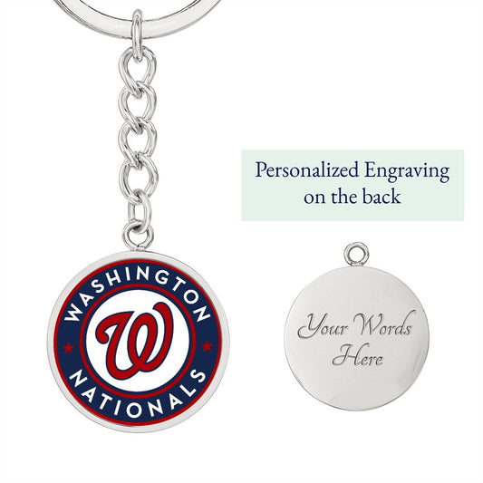 Washington Nationals (Circle Keychain)