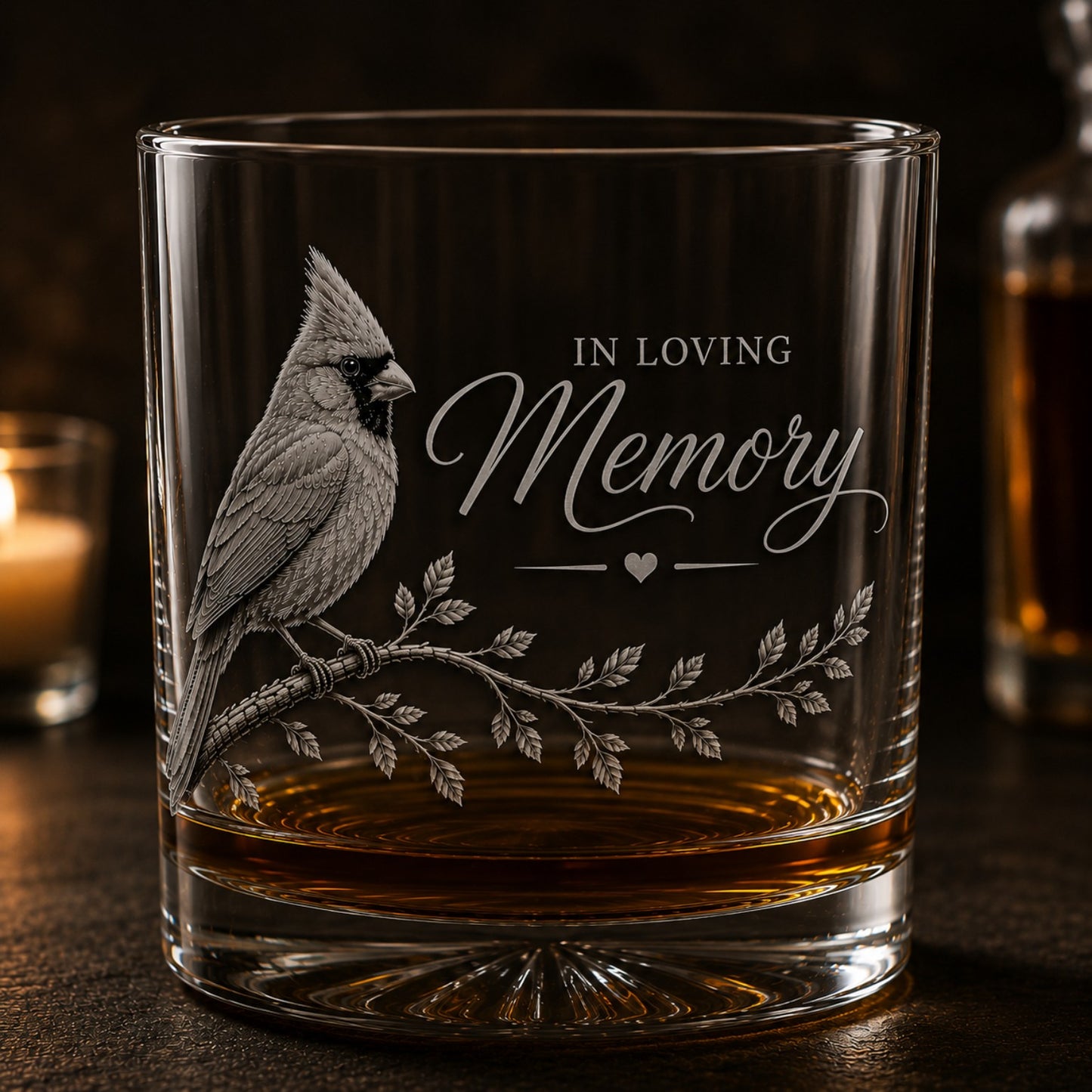 Personalized Memorial Gift Set (Cardinal)