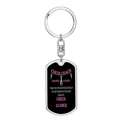 Cheer Coach (Swivel Keychain)