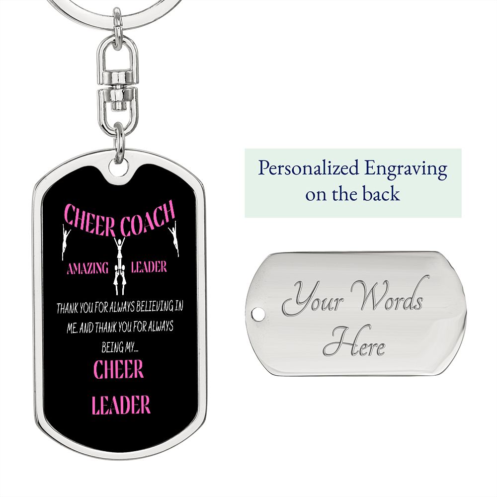 Cheer Coach (Swivel Keychain)