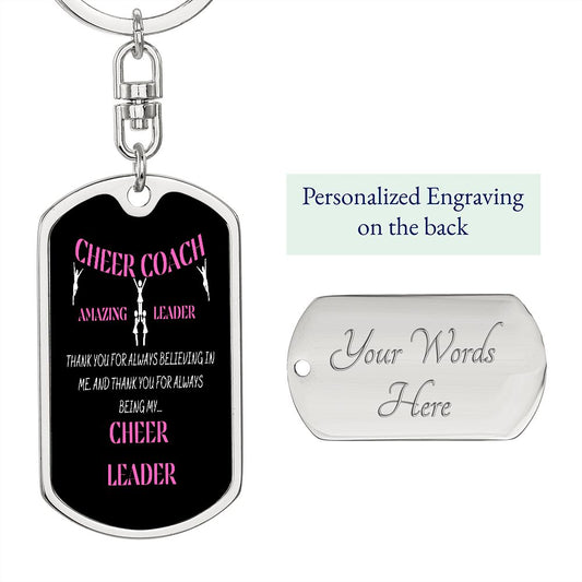 Cheer Coach (Swivel Keychain)
