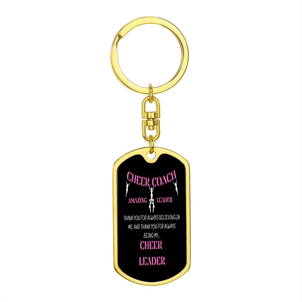 Cheer Coach (Swivel Keychain)