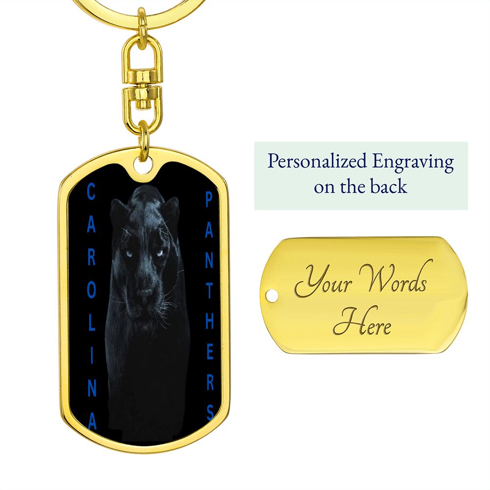 Carolina Panthers (Swivel Keychain)