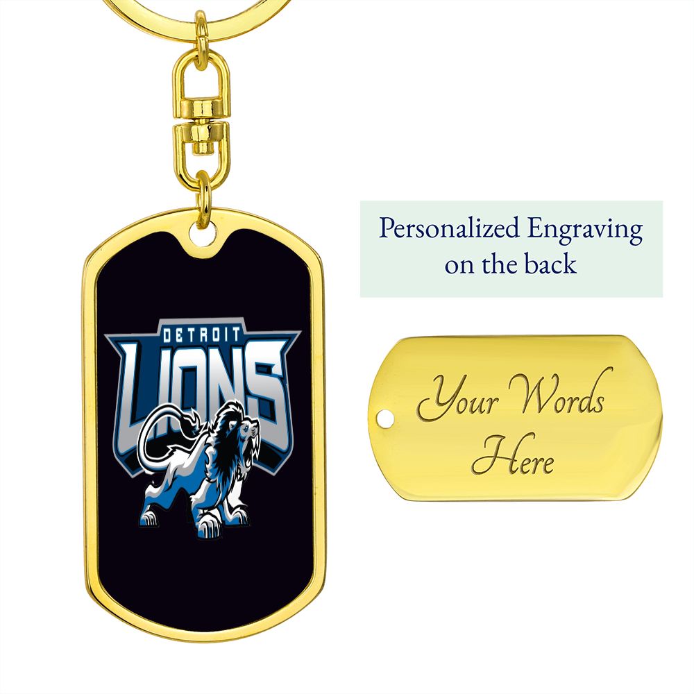 Detroit Lions (Swivel Keychain)
