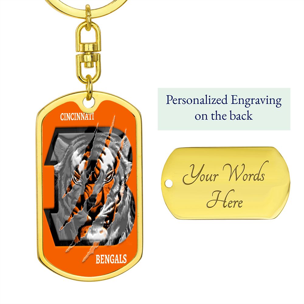 Cincinatti Bengals (Swivel Keychain)