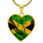 Jamaica (Dancehall) Heart Necklace