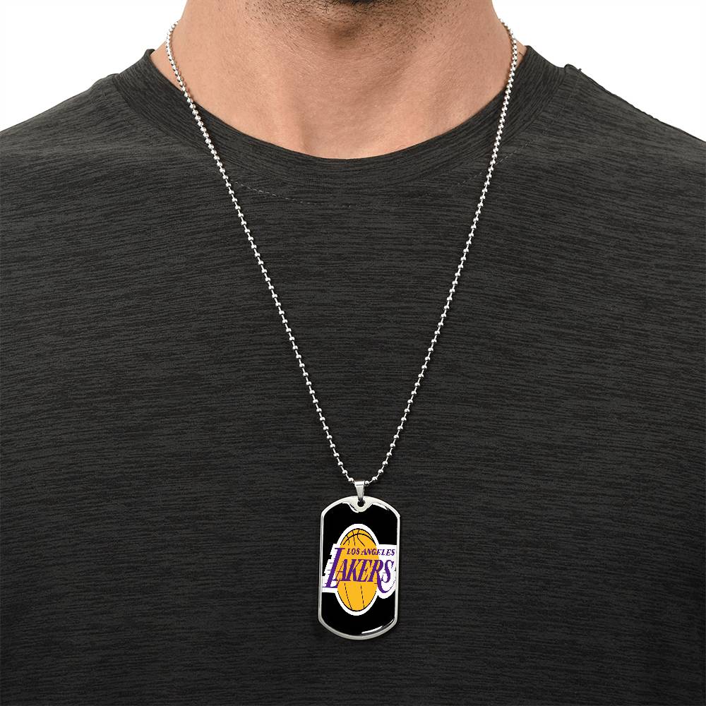 LA Lakers (Military Style Dog Tag) NBA