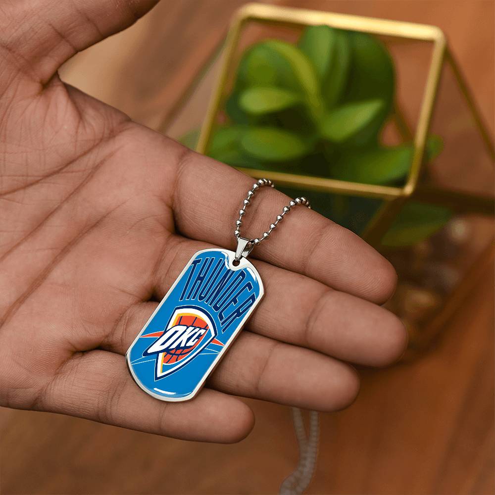 OKC Thunder (Military Style Dog Tag) NBA