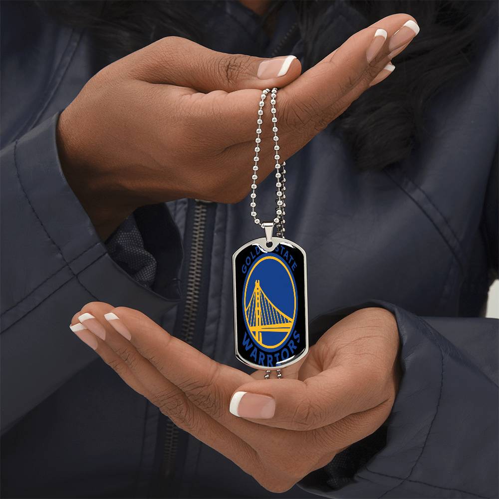 Golden State Warriors (Military Style Dog Tag) NBA