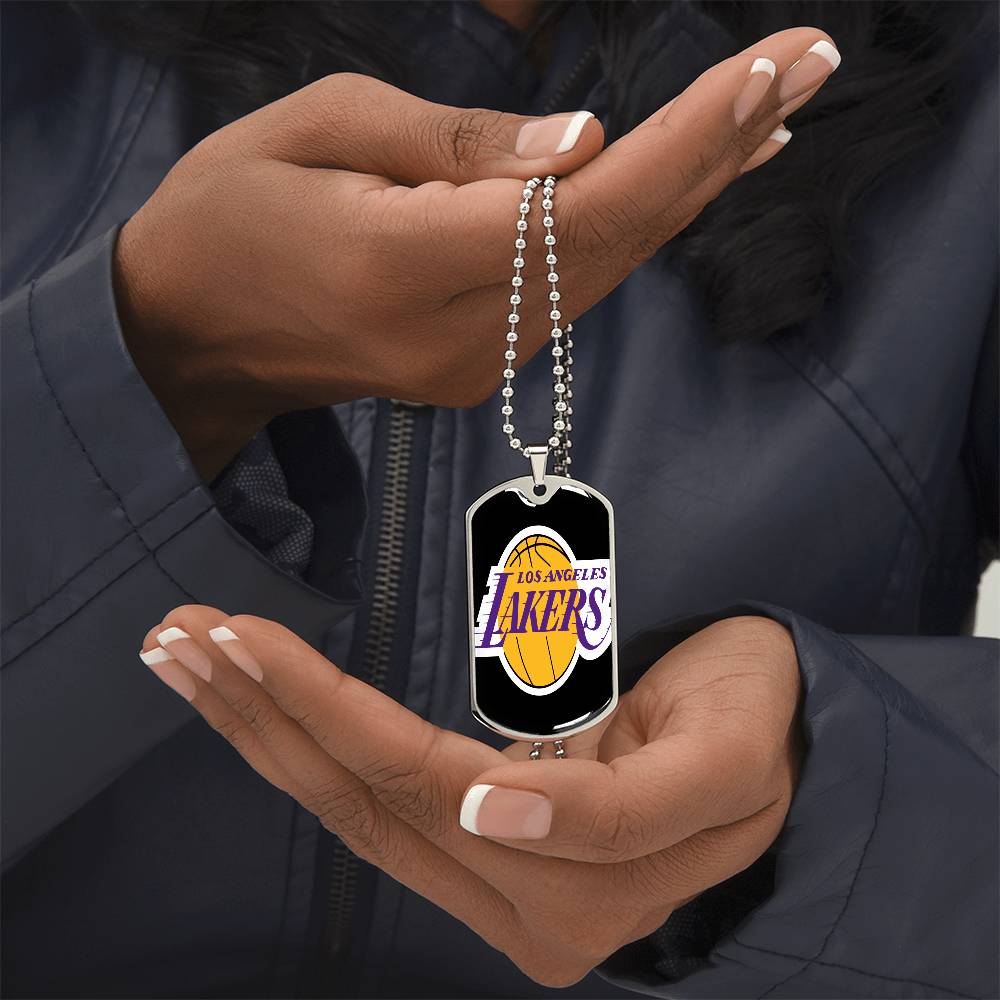 LA Lakers (Military Style Dog Tag) NBA
