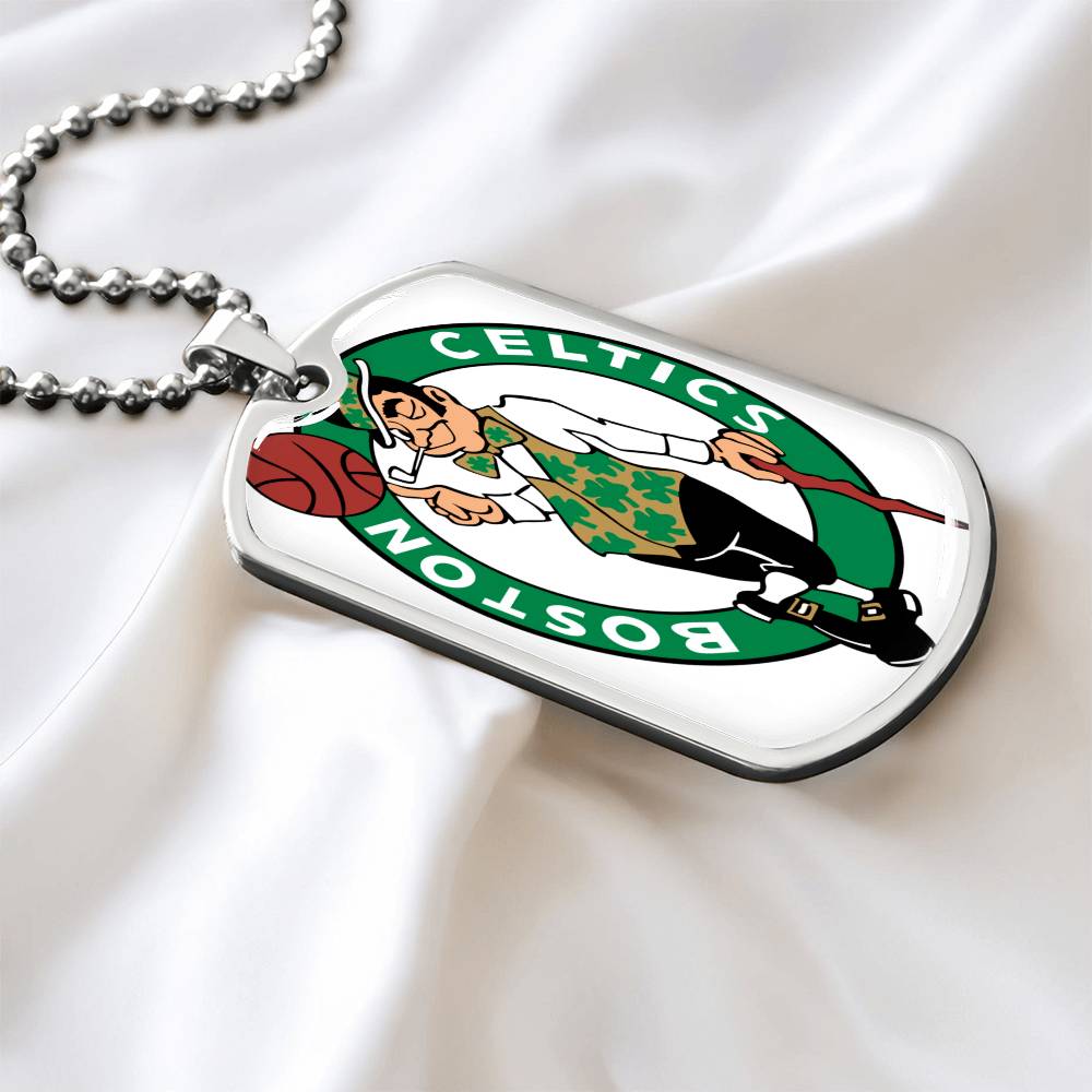 Boston Celtics (Military Style Dog Tag) NBA