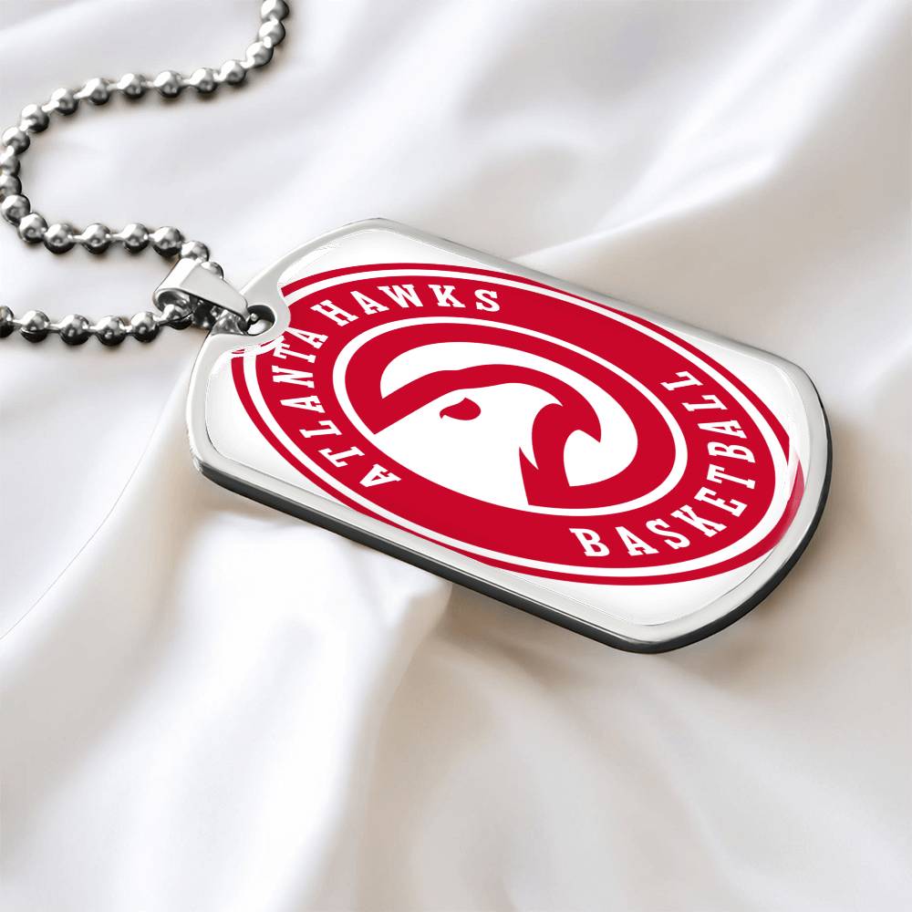 Atlanta Hawks (Military Style Dog Tag) NBA