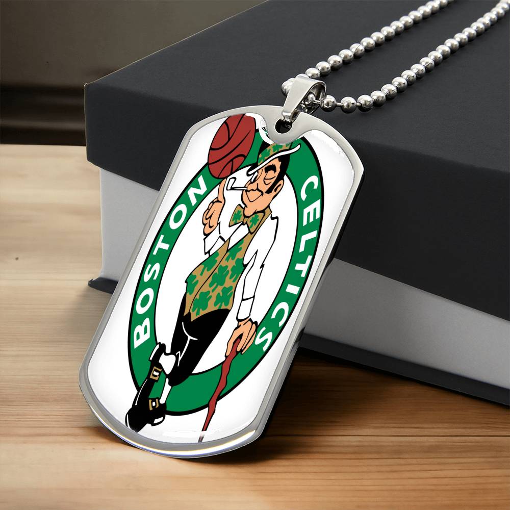 Boston Celtics (Military Style Dog Tag) NBA