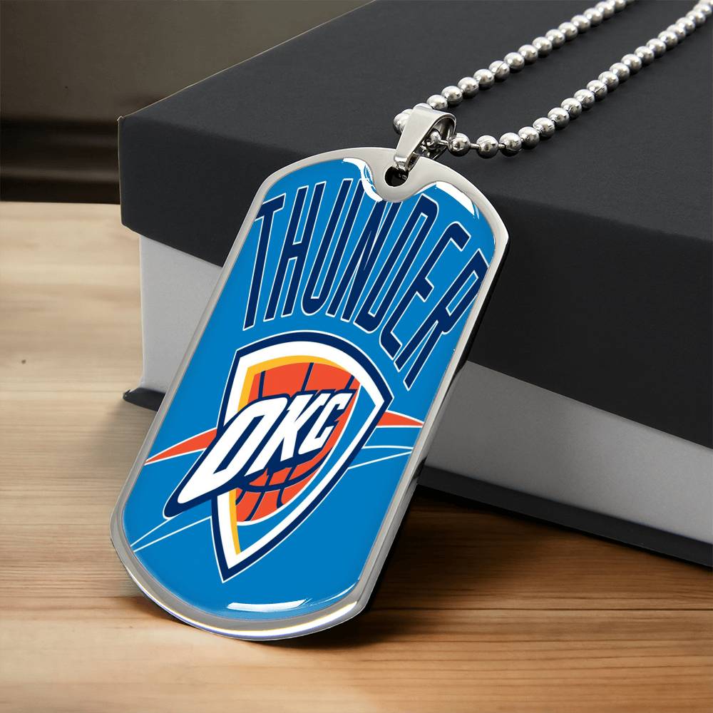 OKC Thunder (Military Style Dog Tag) NBA