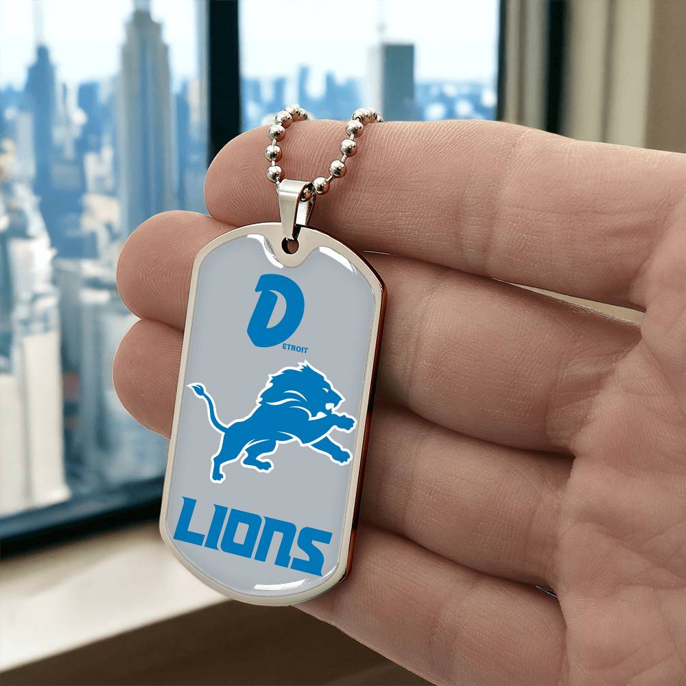 Detroit Lions (Dog Tag)