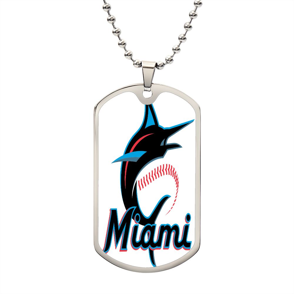 Miami Marlins (Dog Tag)