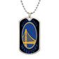 Golden State Warriors (Military Style Dog Tag) NBA