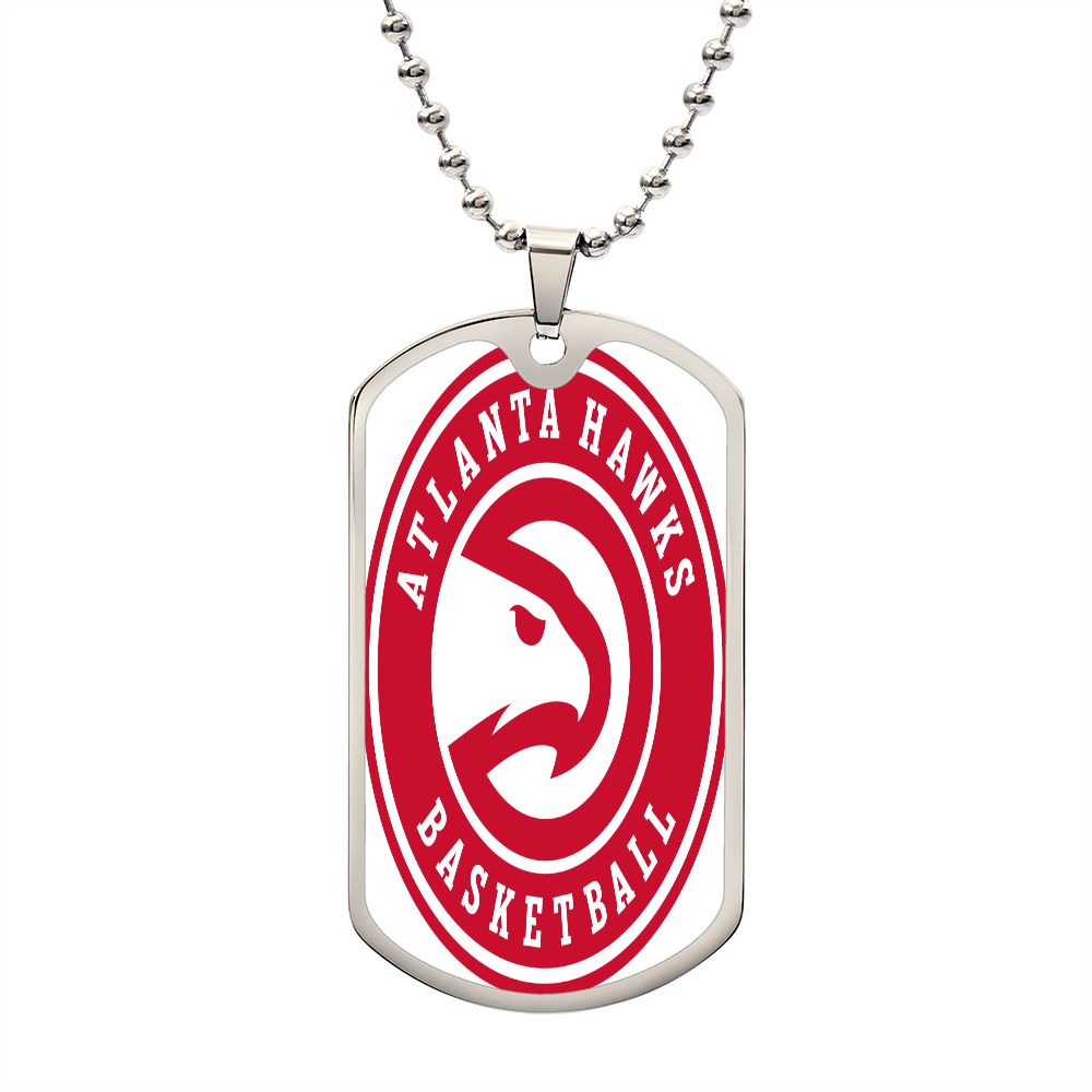 Atlanta Hawks (Military Style Dog Tag) NBA