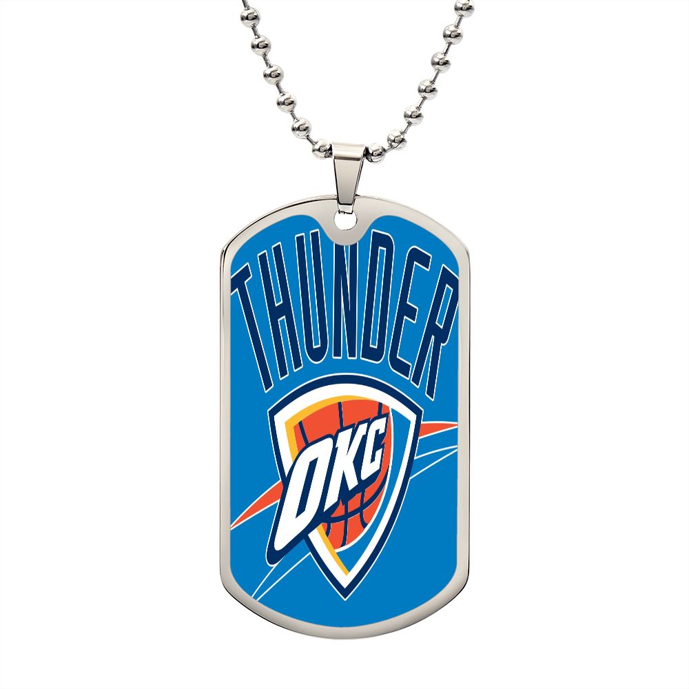OKC Thunder (Military Style Dog Tag) NBA