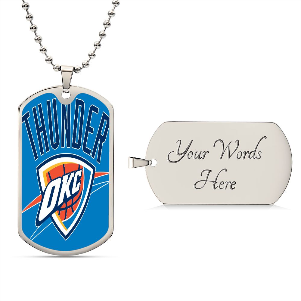 OKC Thunder (Military Style Dog Tag) NBA