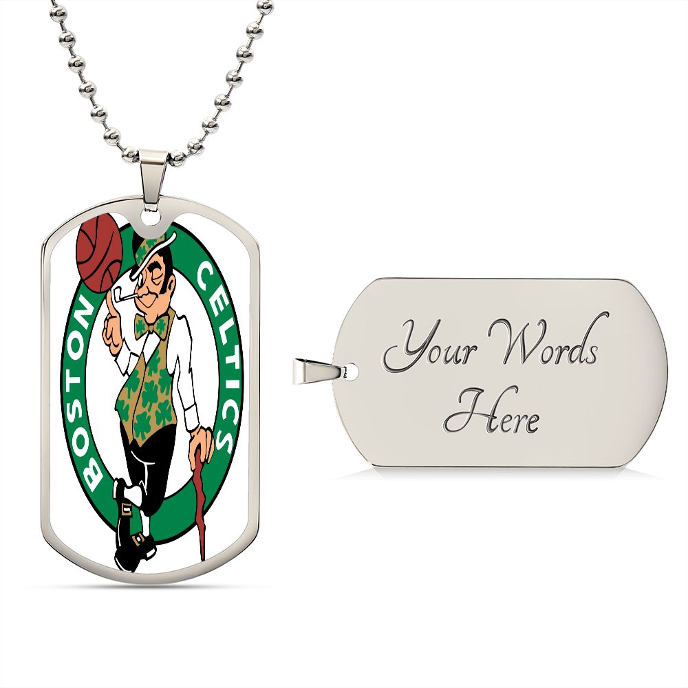 Boston Celtics (Military Style Dog Tag) NBA