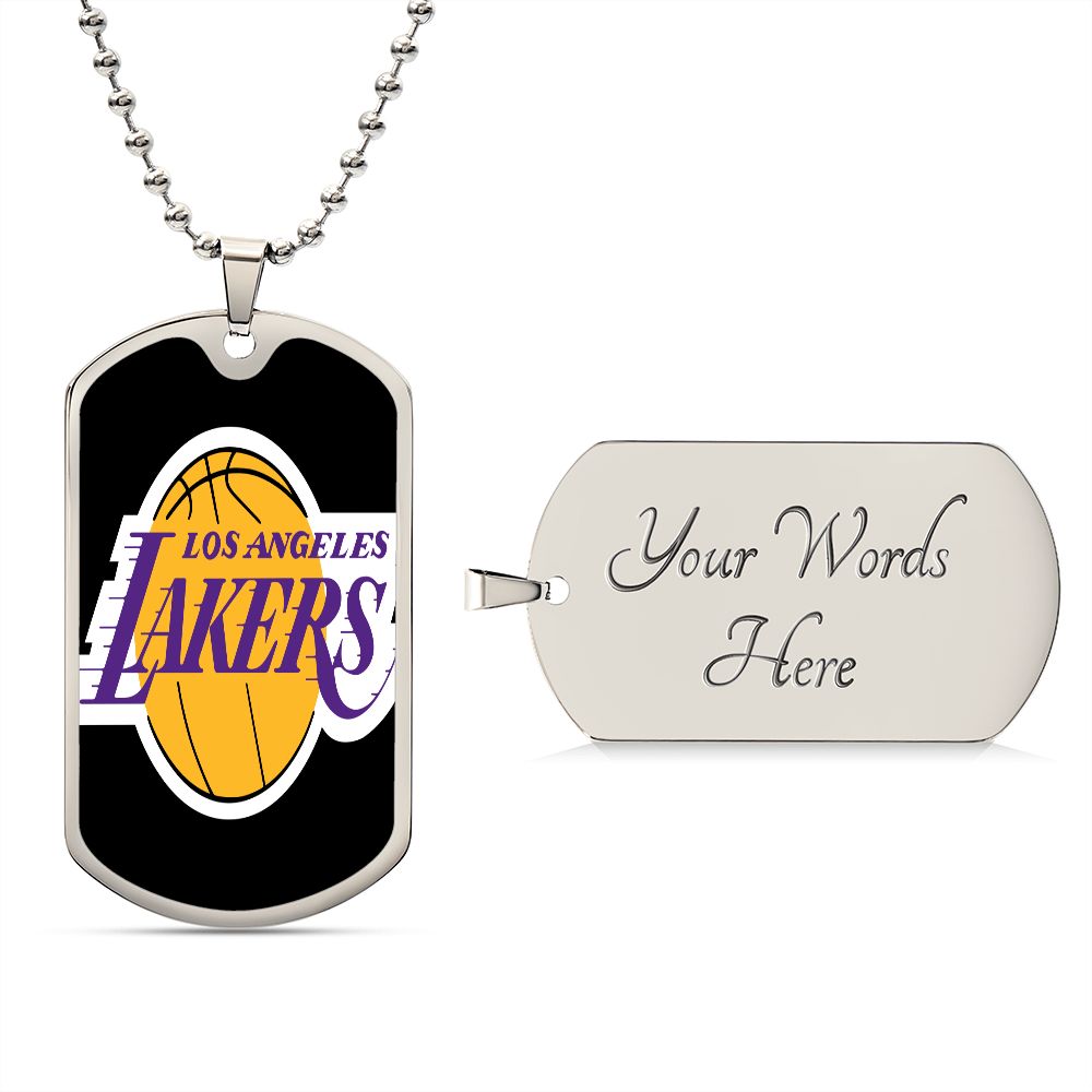 LA Lakers (Military Style Dog Tag) NBA