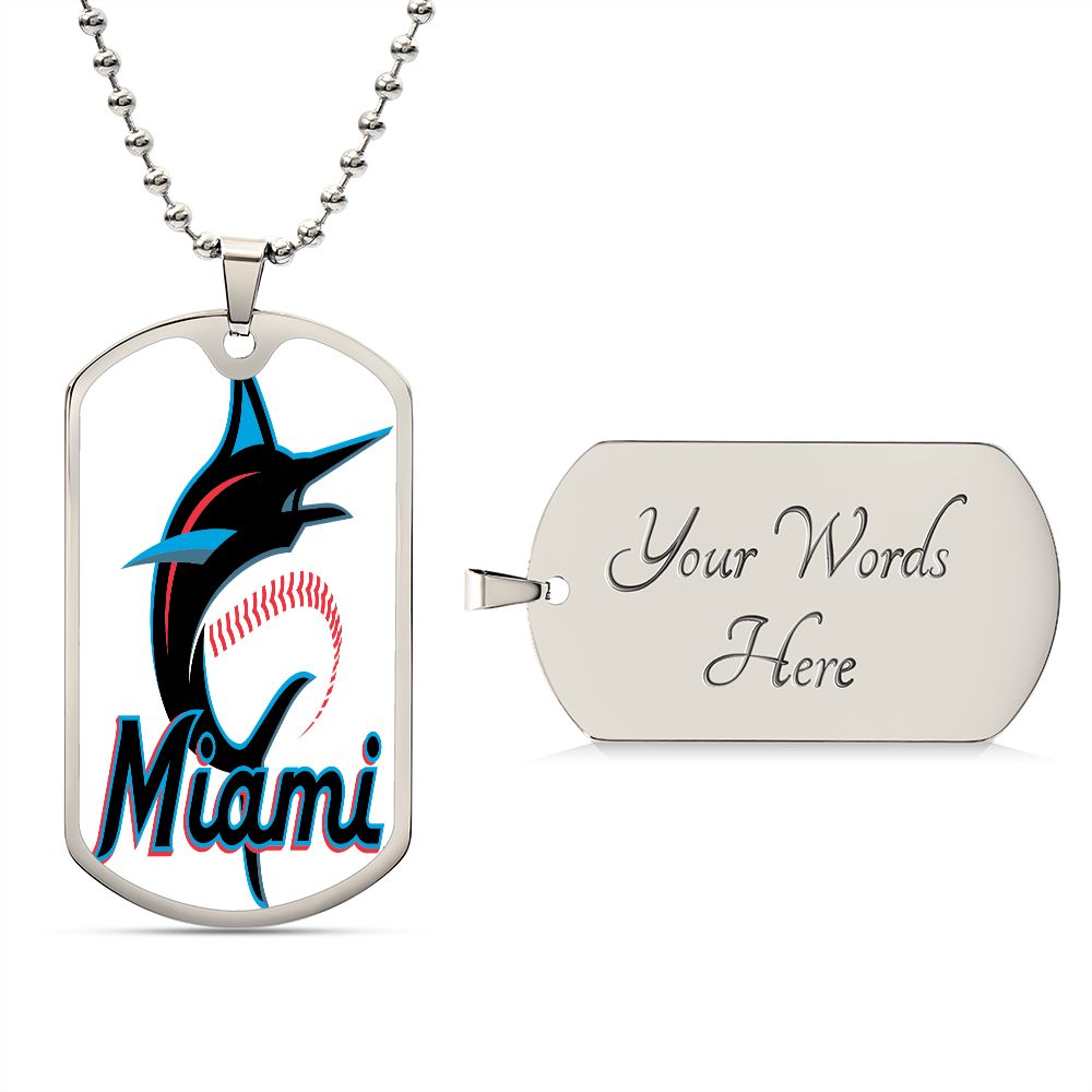 Miami Marlins (Dog Tag)