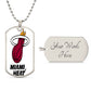 Miami Heat (Dog Tag) NBA