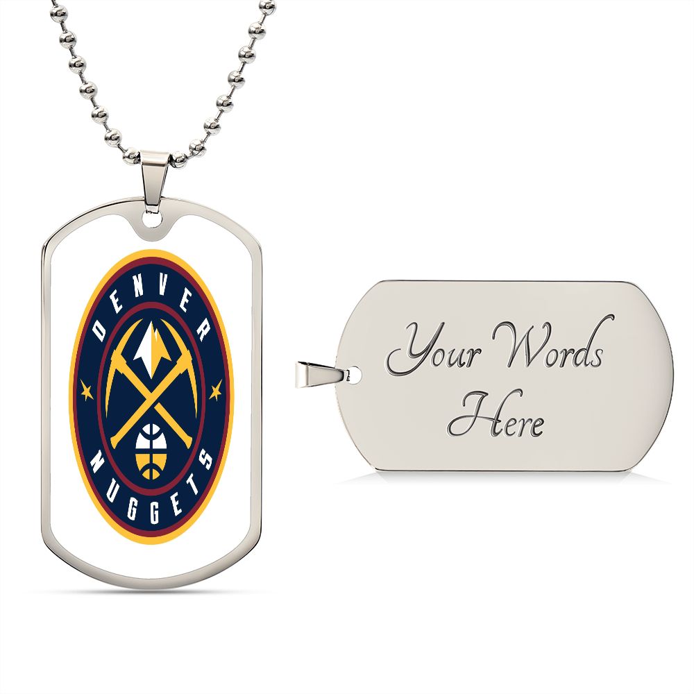 Denver Nuggets (Military Style Dog Tag) NBA