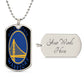 Golden State Warriors (Military Style Dog Tag) NBA
