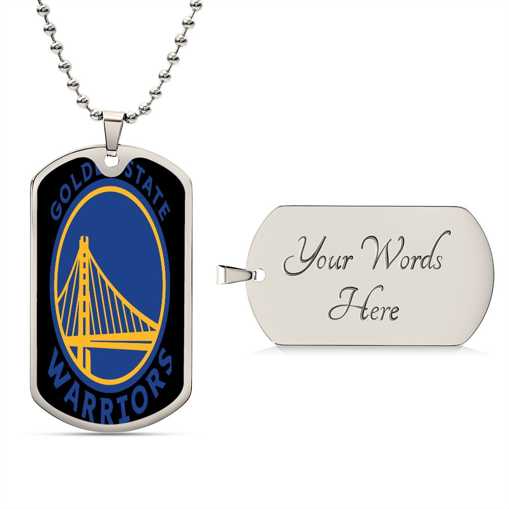 Golden State Warriors (Military Style Dog Tag) NBA