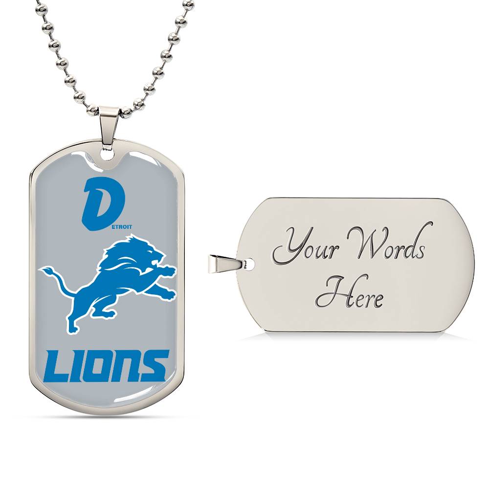 Detroit Lions (Dog Tag)