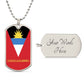 Antigua & Barbuda (Dog Tag)