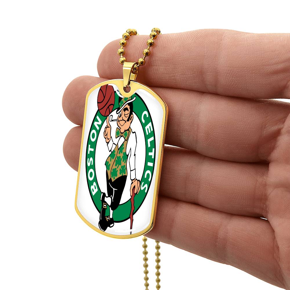 Boston Celtics (Military Style Dog Tag) NBA