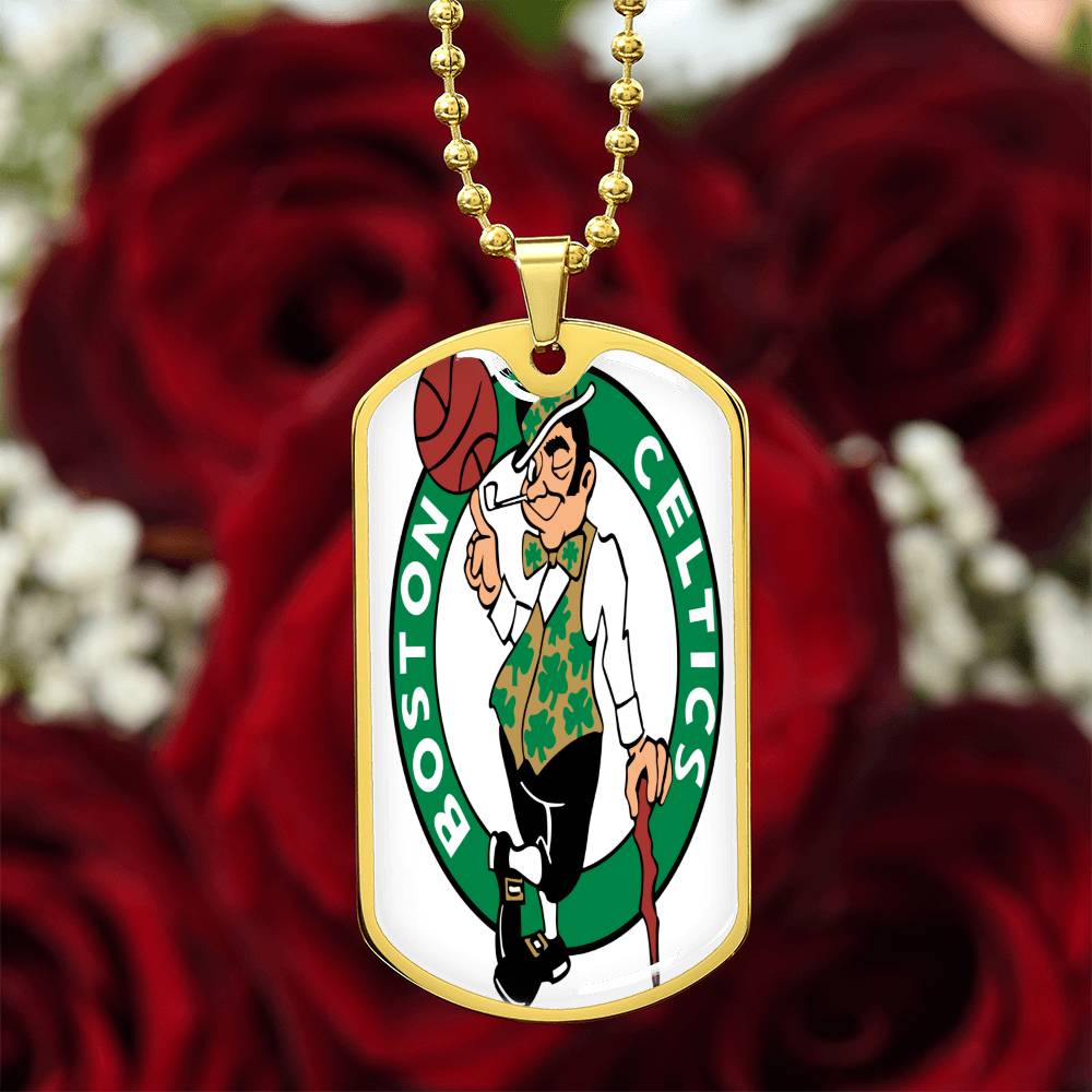 Boston Celtics (Military Style Dog Tag) NBA