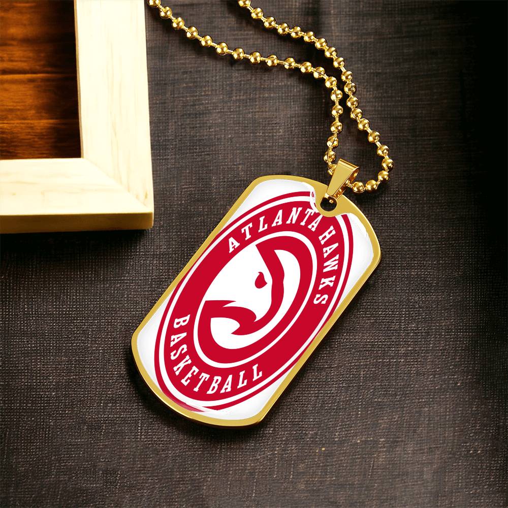 Atlanta Hawks (Military Style Dog Tag) NBA