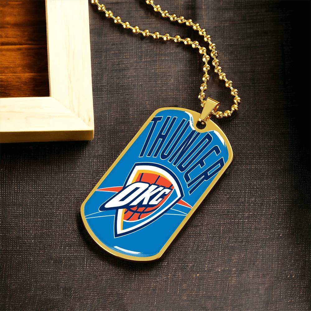 OKC Thunder (Military Style Dog Tag) NBA